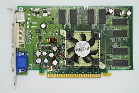 丽台Winfast PX6200 128MB显示卡（nVIDIA GeForce 6200芯片）